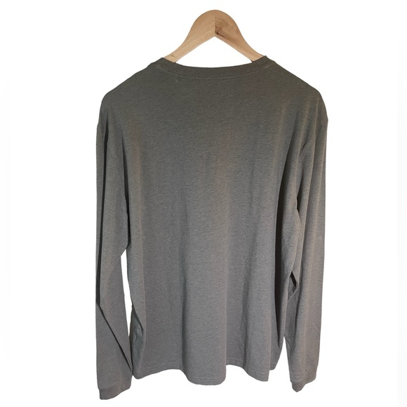 NWT Peter Millar Crown Men's Long Sleeve T-Shirt Pima Cotton Size L Iron - Picture 2 of 8